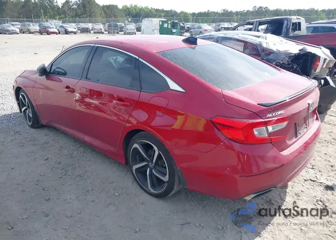 2022 Honda Accord Sport из США, поврежденный, VIN 1HGCV1F37NA022084